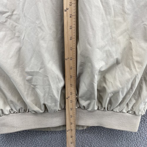 Vintage Members Only Jacket Men's 46L Beige Moto Windbreaker Bomber 80's Retro - Picture 17 of 19
