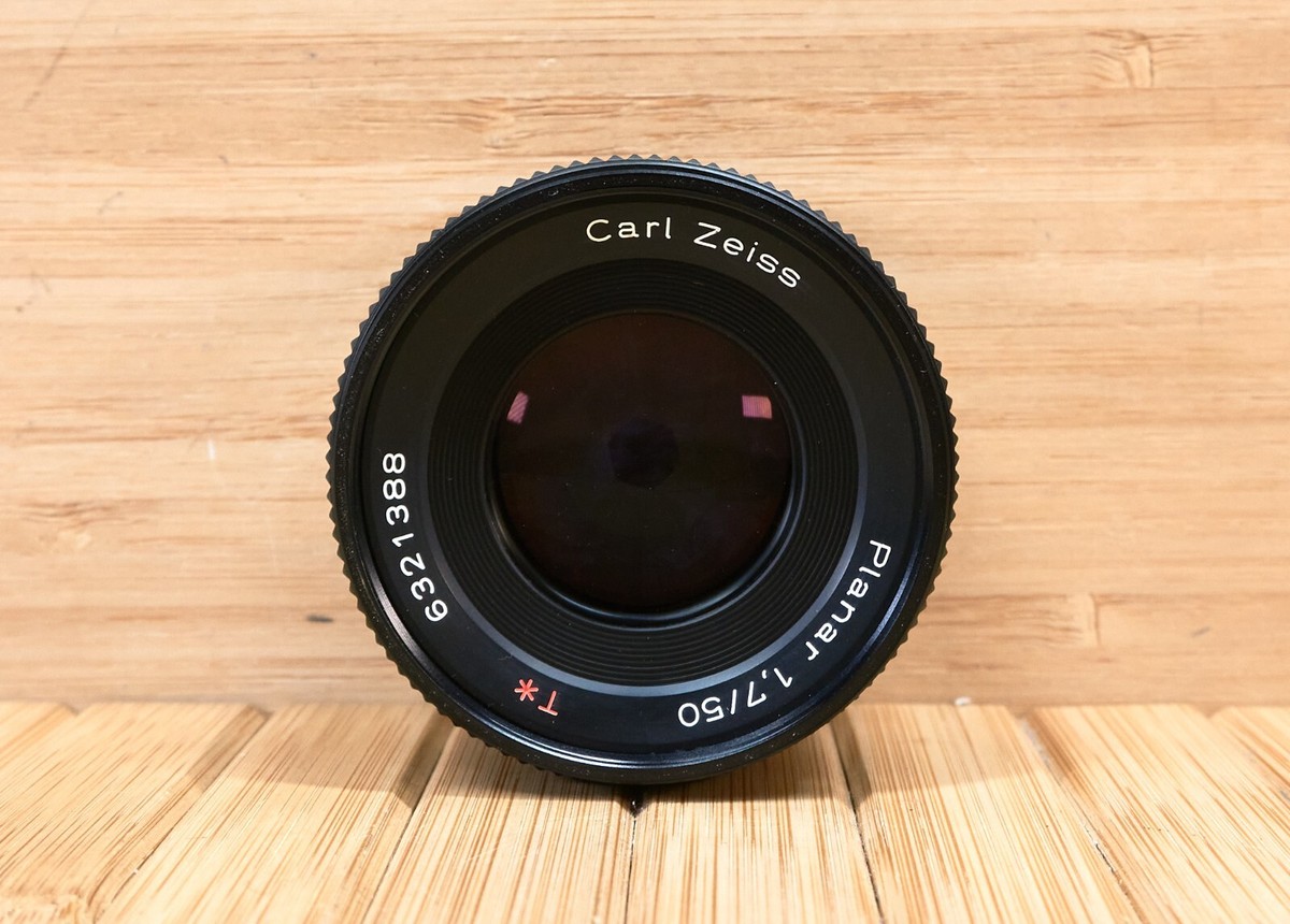 【良品】CONTAX Planar Carl Zeiss 1.7/50 AEJ CONTAX Carl Zeiss Planar 50mm F/1.7 T* AEJ MF Lens Mint!! from