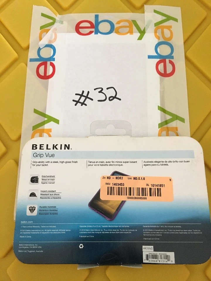 Grip For Samsung Galaxy Tab 7 1st Generation Clear Case Cover Protective - Image 2 of 2