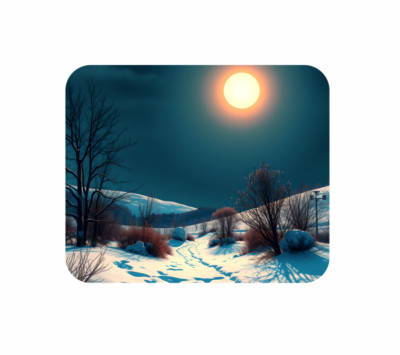 Mousepad Fahne Flagge Winterlandschaft Motiv Nr. 12 Mauspad