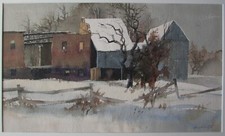 John Gretzer Bucks County Impressionist painting style: Andrew Wyeth Iowa artist