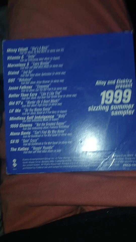 Vtg Alloy and Elektra 1999 Sizzling Summer Sampler CD Missy Elliot/Staind etc. - Image 3 of 4