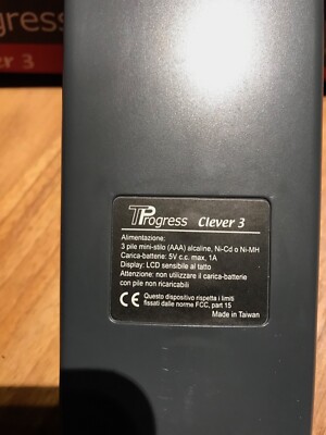 Télécommande Universelle Programmable TProgress Clever 3 - Écran Tactile 10 En 1 - Occasion Comme Neuve Avec Boîte