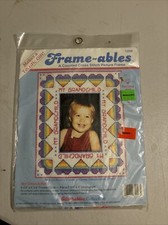 Vintage Dimensions Frame-ables MY GRANDCHILD Frame Counted Cross Stitch Kit 1992