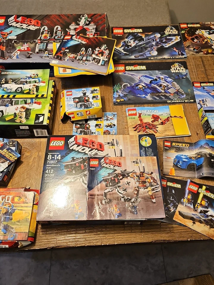 14+ Lot of Instructions and Boxes Star Wars,Marvel, DC,Ghostbusters,$75obo - Image 3 of 4