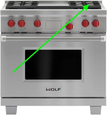 Wolf DF364C 364G DF486G 484F 484DG 484DC 484CG Burner Simmer Pan US ...