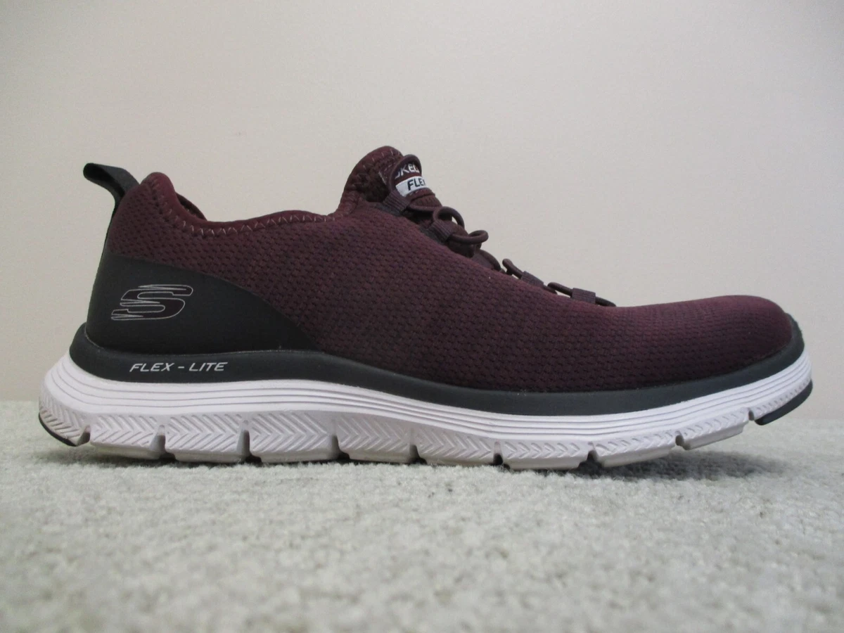 Mens store burgundy skechers