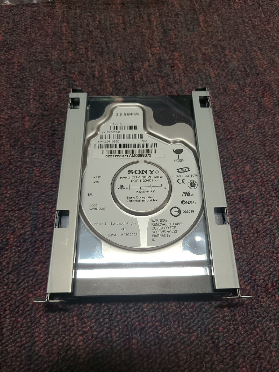 プレステ２ PlayStation 2 (PS2)40GB HDD Hard Disk Drive (SCPH-20401)W