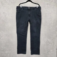 Duluth Trading Flex Fire Hose Pants Black Canvas Men 40x34 (fits 39x31) Standard