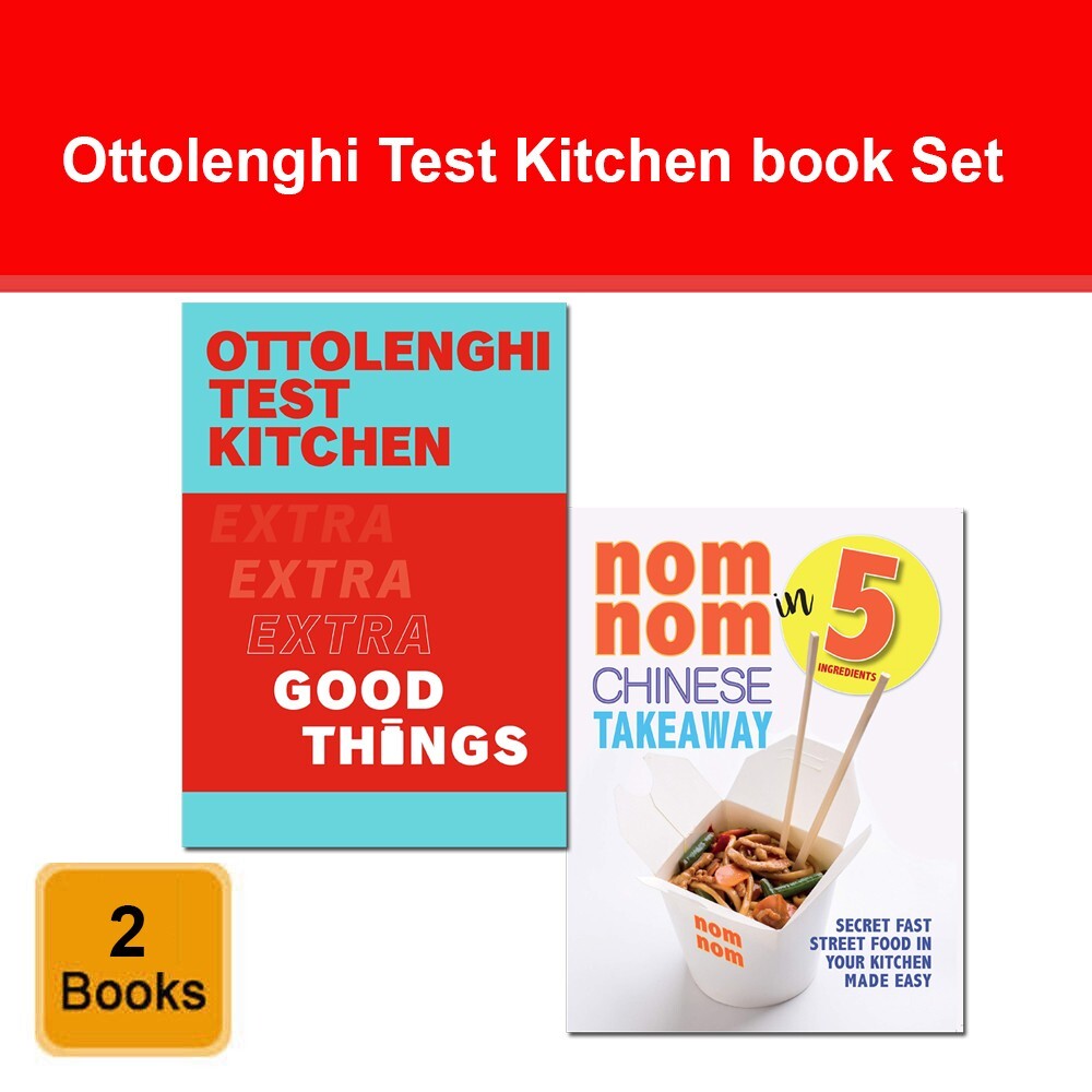Ottolenghi Test Kitchen Extra Good Things, Nom Nom Chinese Takeaway 2 Books set