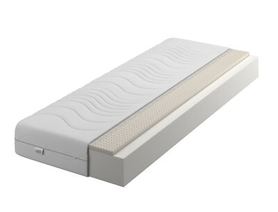 IZER Matratze 20cm Schaumstoffmatratze H2 / H3 Silver + Latex