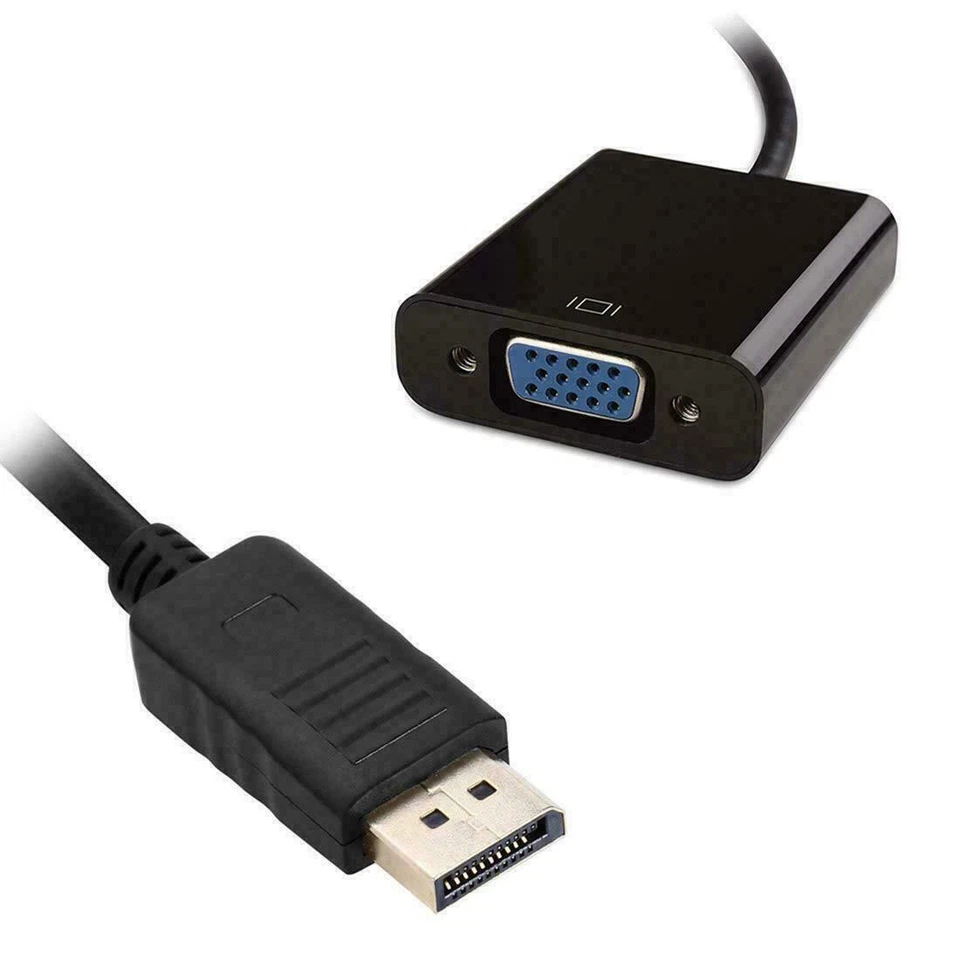 Display Port to VGA Adapter Cable DisplayPort Converter For Computer TV Monitor - Bild 4 von 4