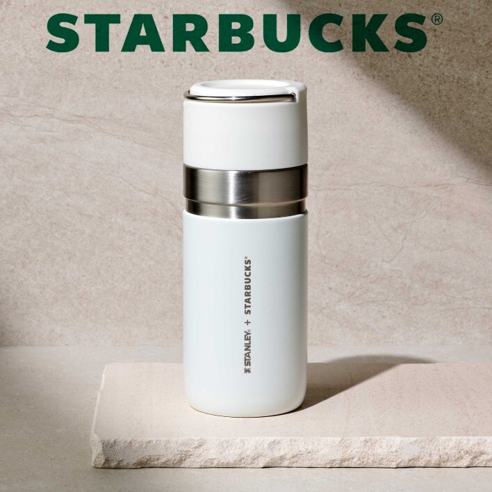 STARBUCKS Korea 2024 Stanley House White Thermos 500ml (Grande) | eBay