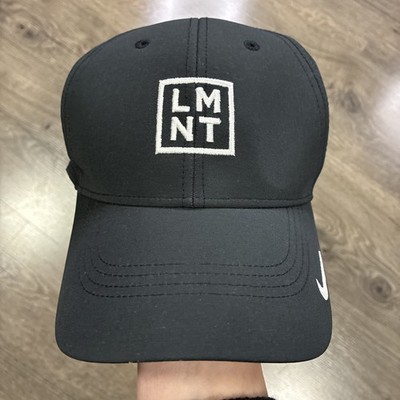 LMNT Nike Hat Cap Strap Back Black Dri Fit Stay Salty Mens Legacy91 Golf