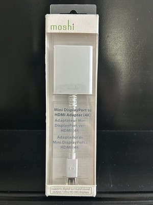 Moshi Mini DisplayPort to HDMI Adapter 4K White 99MO023208