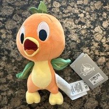 NEW w Tags Disney Epcot Orange Bird Plush Flower and Garden 2024 Reversible E