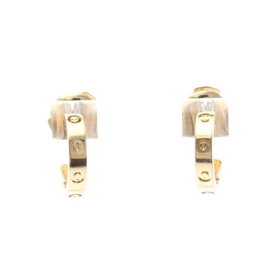 Cartier Baby Love Earrings No Stone Pink Gold (18K) Half Hoop Earr... BF590634