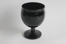 Verre à pied opaline noir (74217)