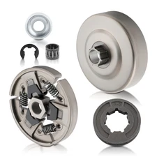 Fits Stihl MS290 MS390 MS310 039 3/8" 7T Clutch Drum Sprocket Rim Bearing Kit