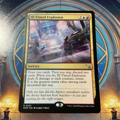 MTG Ill-Timed Explosion - Murders at Karlov Manor (MKM) RARE M/NM #207