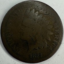 1873 Indian Head Cent Exact Coin Imaged #IND956