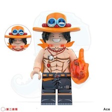 One Piece /  Ace - Klemmbaustein Custom Minif...