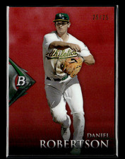 Daniel Robertson 2014 Bowman Platinum Red Refractor 25/25