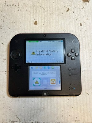 Nintendo 2DS Launch Edition Crimson Red Handheld System Tested Working USA