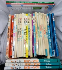 Lot of 28 Dr Seuss Beginner Books Bright & Early Children Hardcover Books