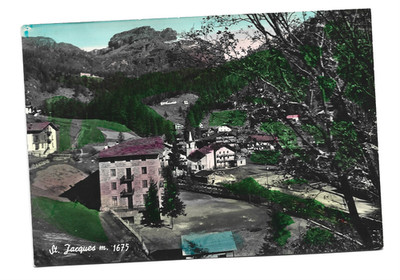 ST. JACQUES Aosta - Val d'Aosta - First colors 60s era.  SACAT 02263