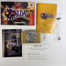 CLEAN Legend of Zelda: Majora's Mask Nintendo 64 N64 Collectors Edition CIB RARE