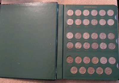 READ 1938-2002P Jefferson Nickel Album Complete - Mixed Circulated/Uncirculated