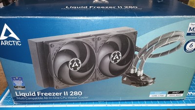 Arctic Liquid Freezer II 280 CPU Water Cooler ACFRE00066B - USED - Missing Parts