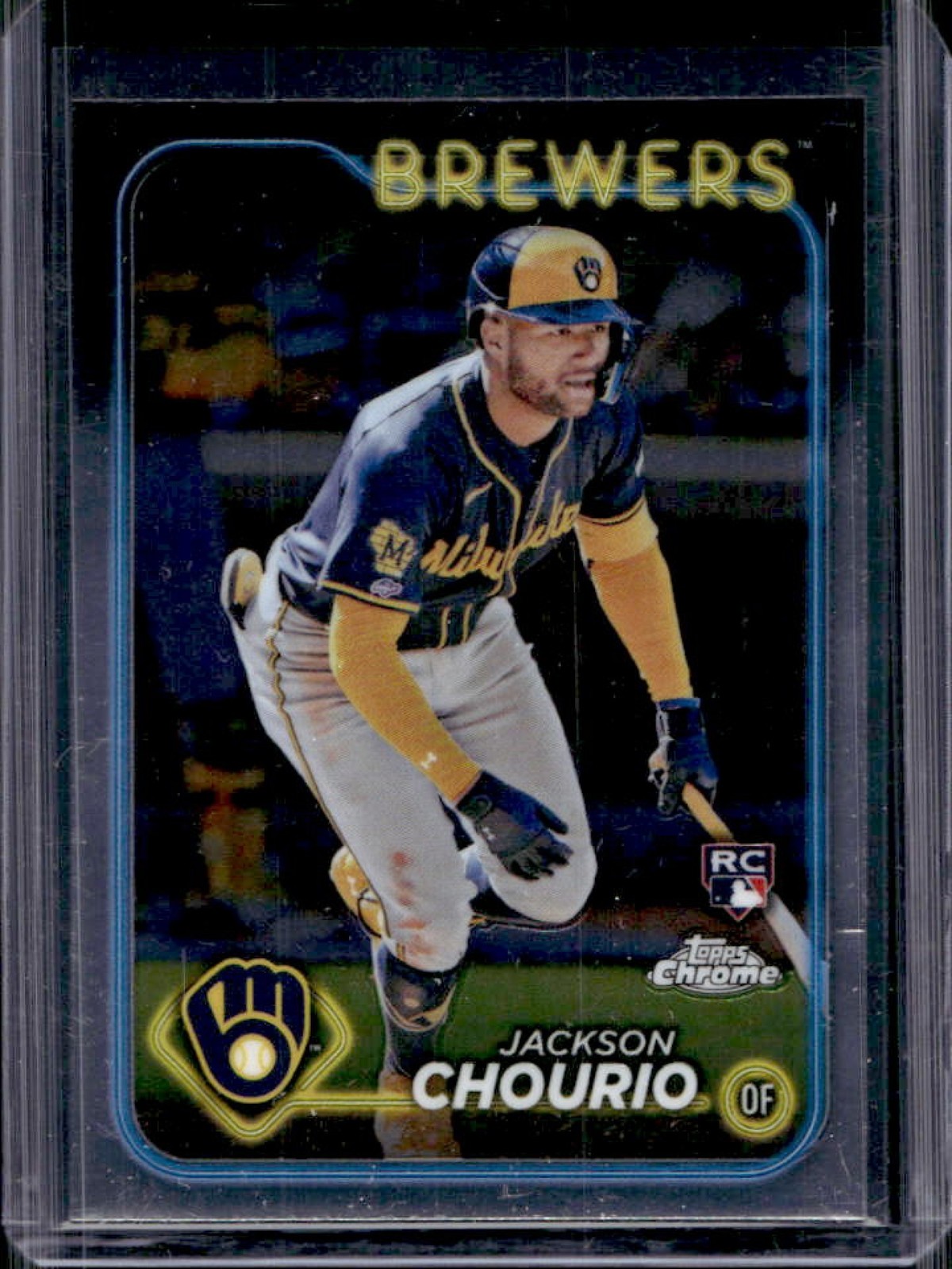 2024 Topps Chrome Jackson Chourio RC Rookie #161 Brewers