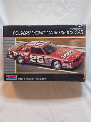 Tim Richmond's Folgers Monte Carlo Plastic Model Kit by Monogram #2734