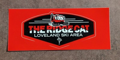 The Ridge Cat Loveland Ski Area Sticker - Colorado Rocky Mountain Outdoor Decal