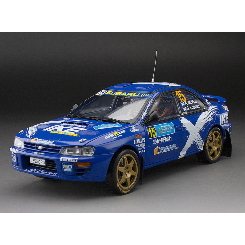 Subaru Impreza N.15 Mythical Cars Rally 2023 A.Mc RAE-S.LONDON 1:18 Sunstar Auto-image