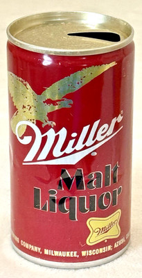 1970 s Miller-Eagle -Malt Liquor -Champagne Of Beers -12 oz-Alum. Beer Can