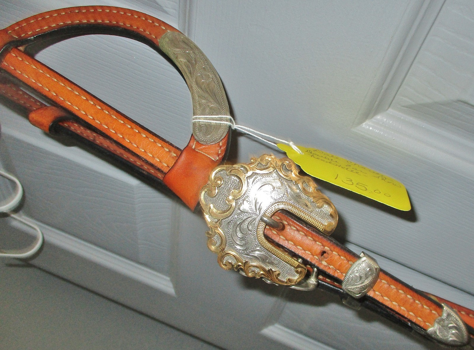 Dale Chavez Double Ear Silver Show Bridle Headstall-Excellent Condition