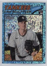 2026 Topps Heritage Chrome Light Blue Sparkle Refractor Cam Schlittler Rookie RC