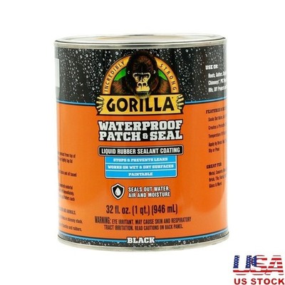 Waterproof Sealant Liquid Rubberized Coating Flexible Leak Repair UV Resistant