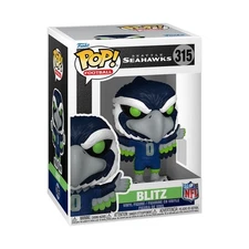 Funko Pop! NFL Seattle Seahawks Mascot Blitz Vinyl Bobble Toy Figure #315