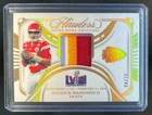2024 Panini Flawless Patrick Mahomes II Super Bowl Patch #4/25 Chiefs
