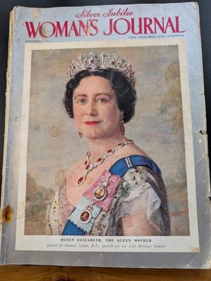 1952 Woman s Journal Silver Jubilee Queen Mother Royal Souvenir Magazine Vintage