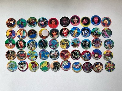 1994 Power Rangers Power Caps POGs Complete Set 1-50 Vintage 90s POG Collection