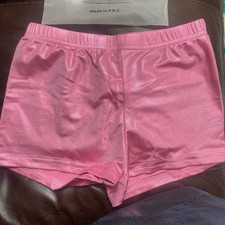 LUOUSE Girls Pink Dance Shorts Size 130 R221-LUOSE-PINK-130