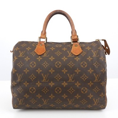 LOUIS VUITTON LV Monogram Speedy 30 M41526 Handtasche Braun SP0994 Auth #57068A