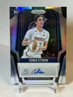 2025 Panini Prizm WNBA #SG-SC SONIA CITRON ROOKIE SILVER AUTO 🔥 RC Mystics