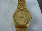 VINTAGE SEIKO QUARTZ SQ WATCH MENS DAY DATE FOR PARTS REPAIR