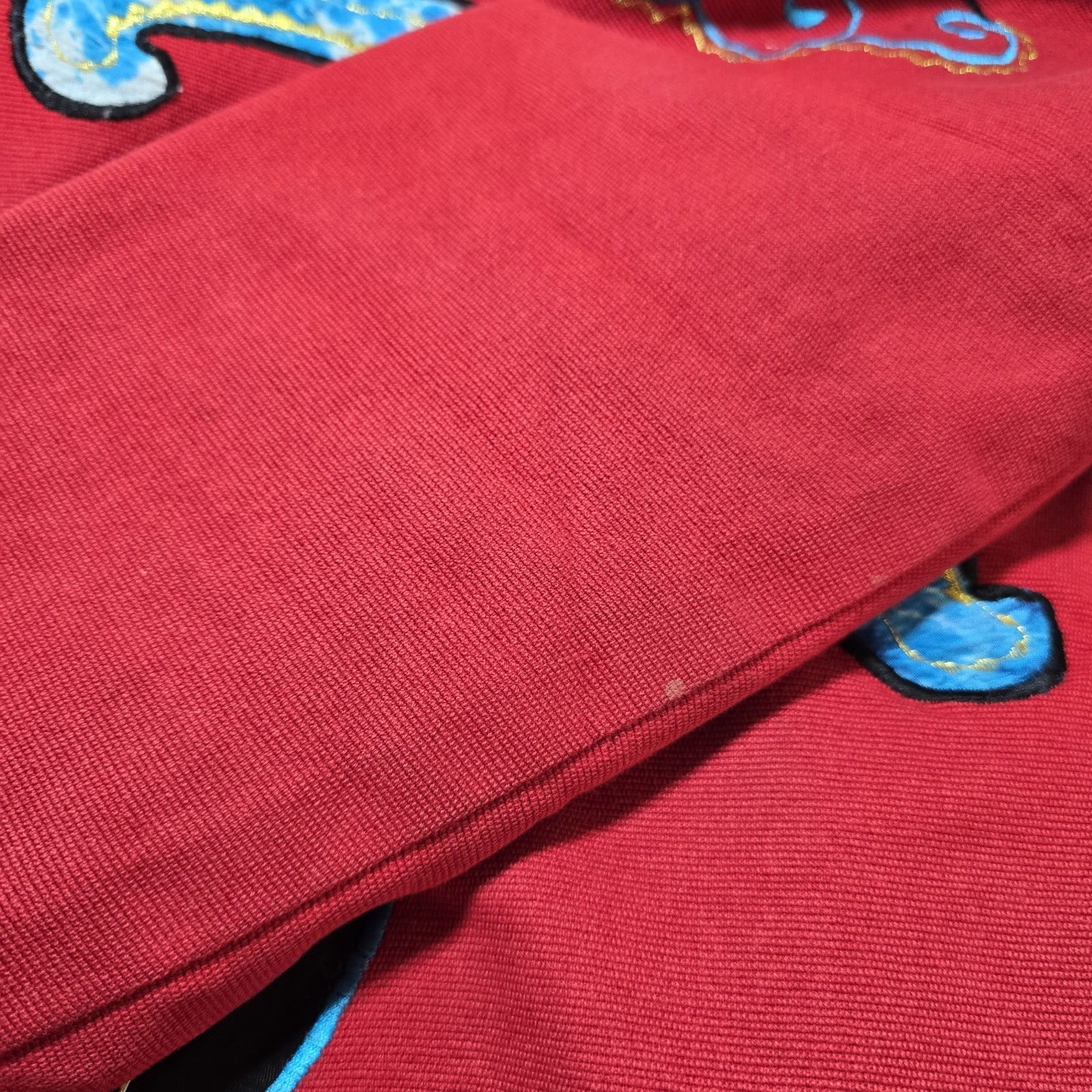 Indigo Moon Floral Patchwork Blazer Jacket L Pais… - image 16